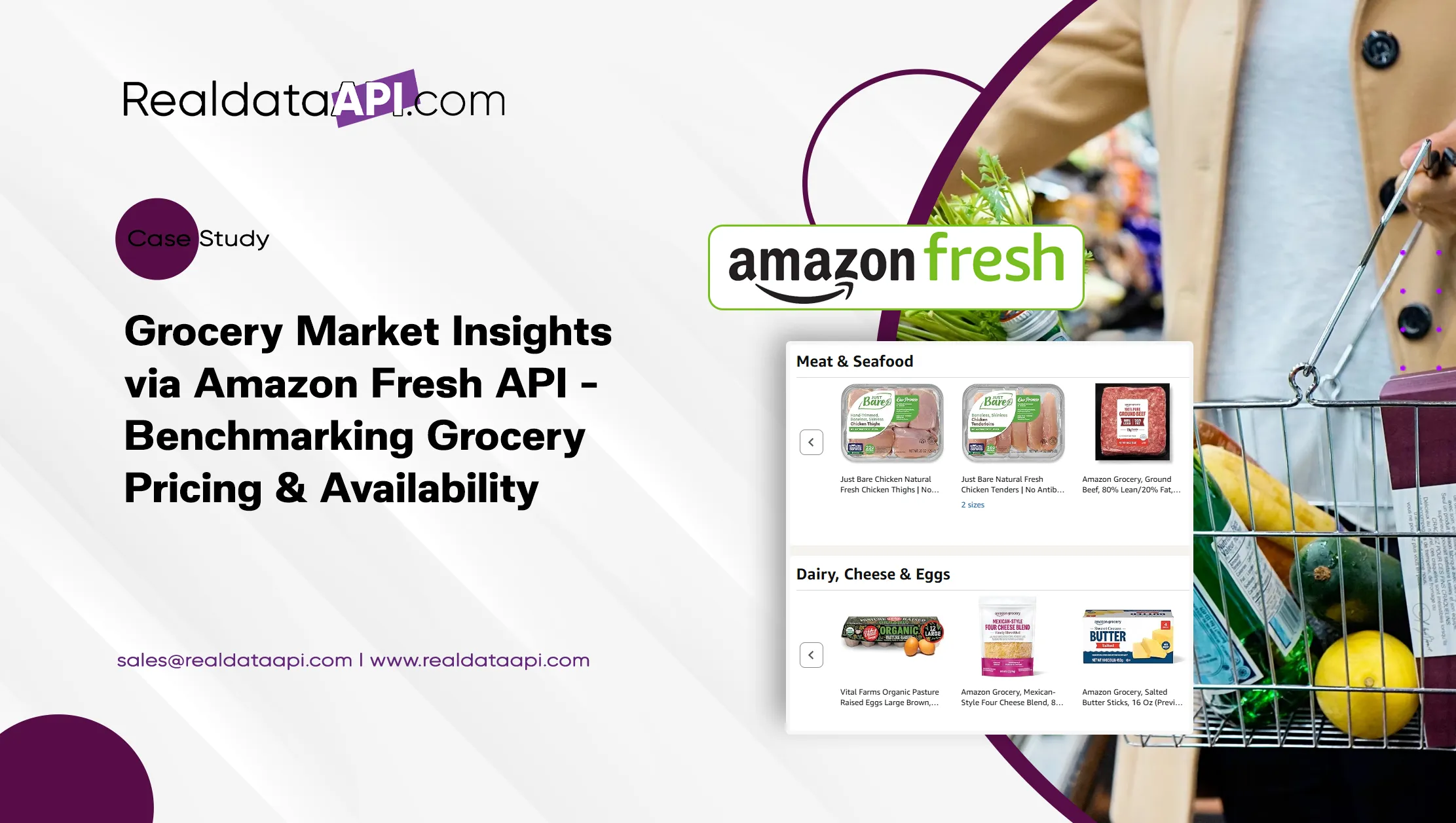 Case Study - Grocery Market Insights via Amazon Fresh API - Benchmarking Grocery Pricing & Availability